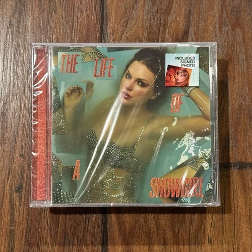 Taylor Swift - The Life of a Showgirl (Signed CD #1) New Sealed Rare