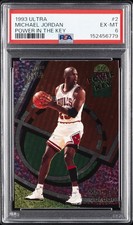 1993 ULTRA POWER IN THE KEY #2 MICHAEL JORDAN PSA 6