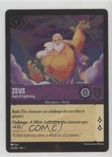 2023 Disney Lorcana The First Chapter 1 Foil Zeus - God of Lightning #61