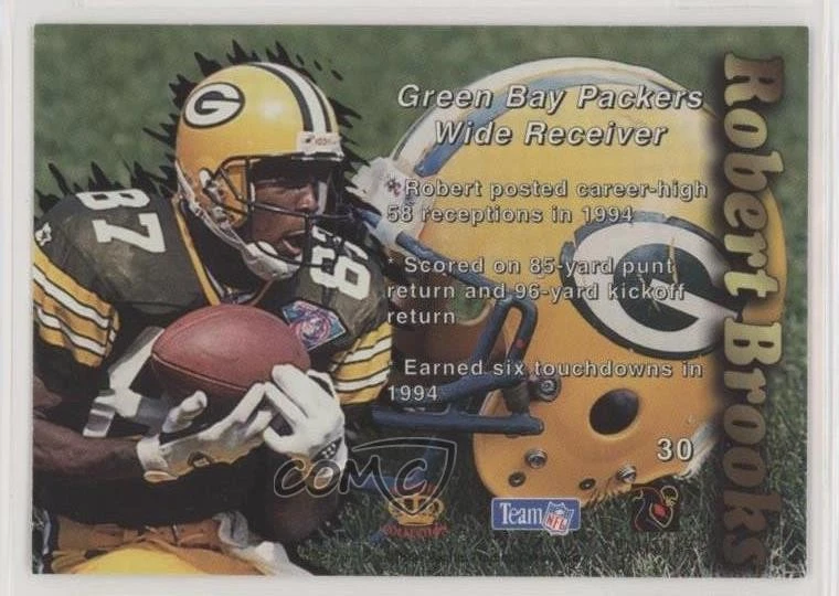 1995 Pacific Prisms Robert Brooks #30 - Image 2 of 2