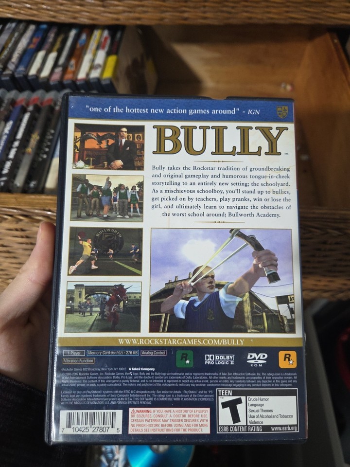 Bully Sur PS2 – Édition Japonaise (NTSC-J) – Bon état