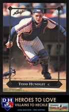 1992 Leaf Gold Rookies Todd Hundley #BC-7 New York Mets