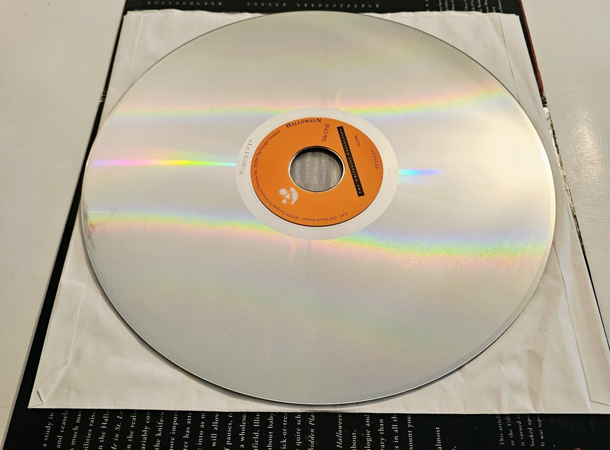 映画 HALLOWEEN ワイドスクリーン LD レーザーディスク HALLOWEEN THE CRITERION COLLECTION LASERDISC 2 DISC VERY GOOD