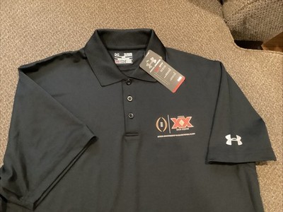 College Football Playoff Dos Equis Beer Under Armour Golf Shirt Mens XL New Tags