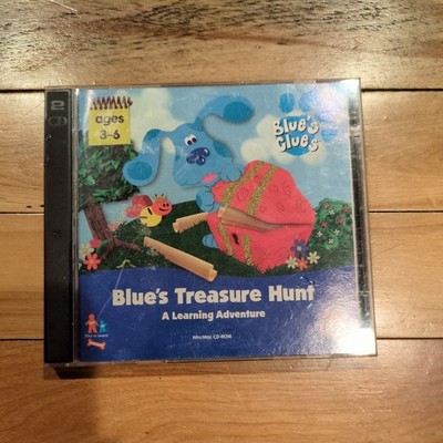 Blue's Clues: Blue's Treasure Hunt  [Learning Adventure] (PC Win/Mac, 2-Disc)