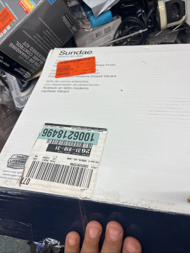 Kohler R29475-SD-2MB Kitchen Faucet - Gold - Image 3 of 4