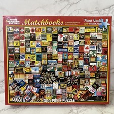 White Mountain 1000 Piece Jigsaw Puzzle Match...