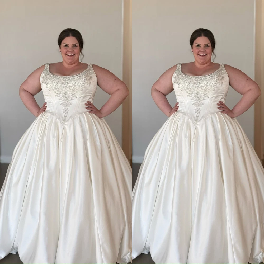 Full-Length Square Neck A-Line Wedding Dresses for sale | eBay