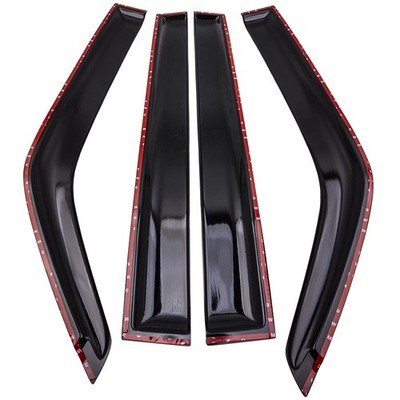 4x Weathershield Set For Mitsubishi Pajero NM NP Window Glass Molding Trims