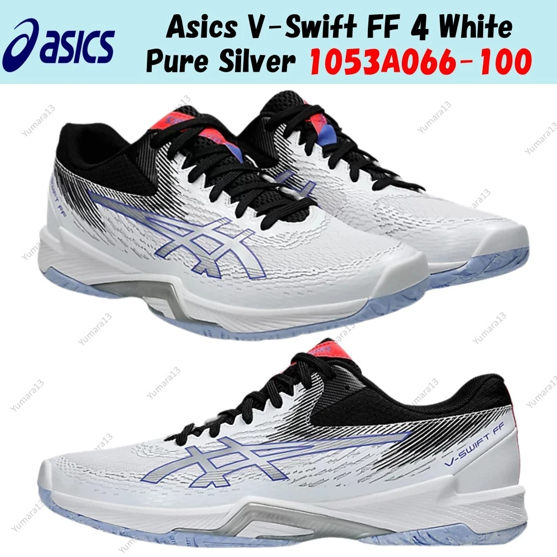 Asics V-Swift FF 4 White Pure Silver for sale | eBay