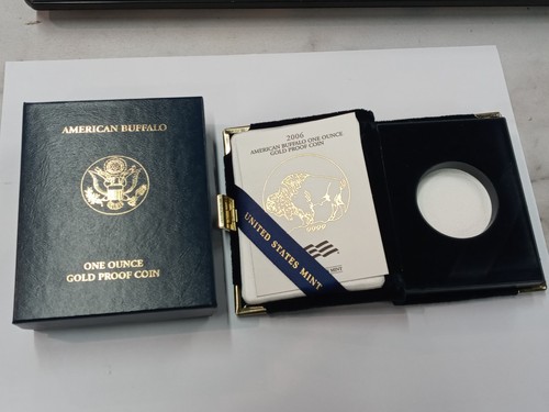 2006 American Gold Buffalo Proof 1 oz OGP Box & COA ONLY – NO COIN/CAPSULE