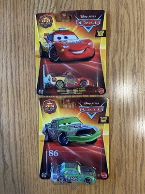 Disney Pixar Cars Race Rescue McQueen & Race Rescue Chick Hicks Lot Of 2