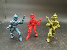 Vintage 3 Marx Toys Archer Ajax Spaceman Toy Figure