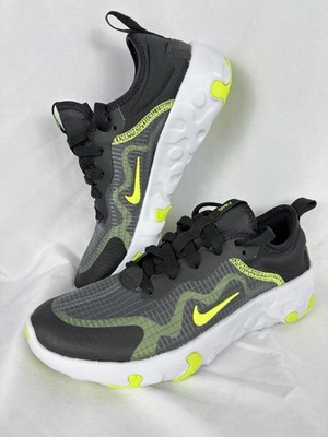 New Unisex Nike Renew Lucent (GS) CD6906004 Black Volt Running Shoes Sz US 4.5Y