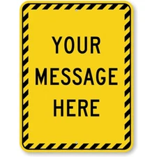 Custom Aluminum Weatherproof Sign b00953