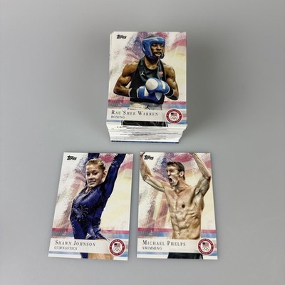 2012 Topps U.S. Olympic Team and Olympic Hopefuls #1 - 100 Complete Set