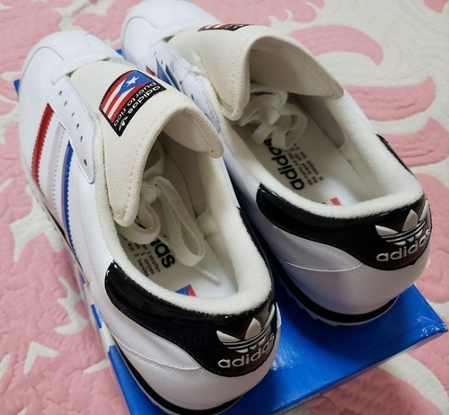 Deadstock Adidas Country Flag Puerto Rico R.White vente Poppy Bluebi 149012 Men Us10