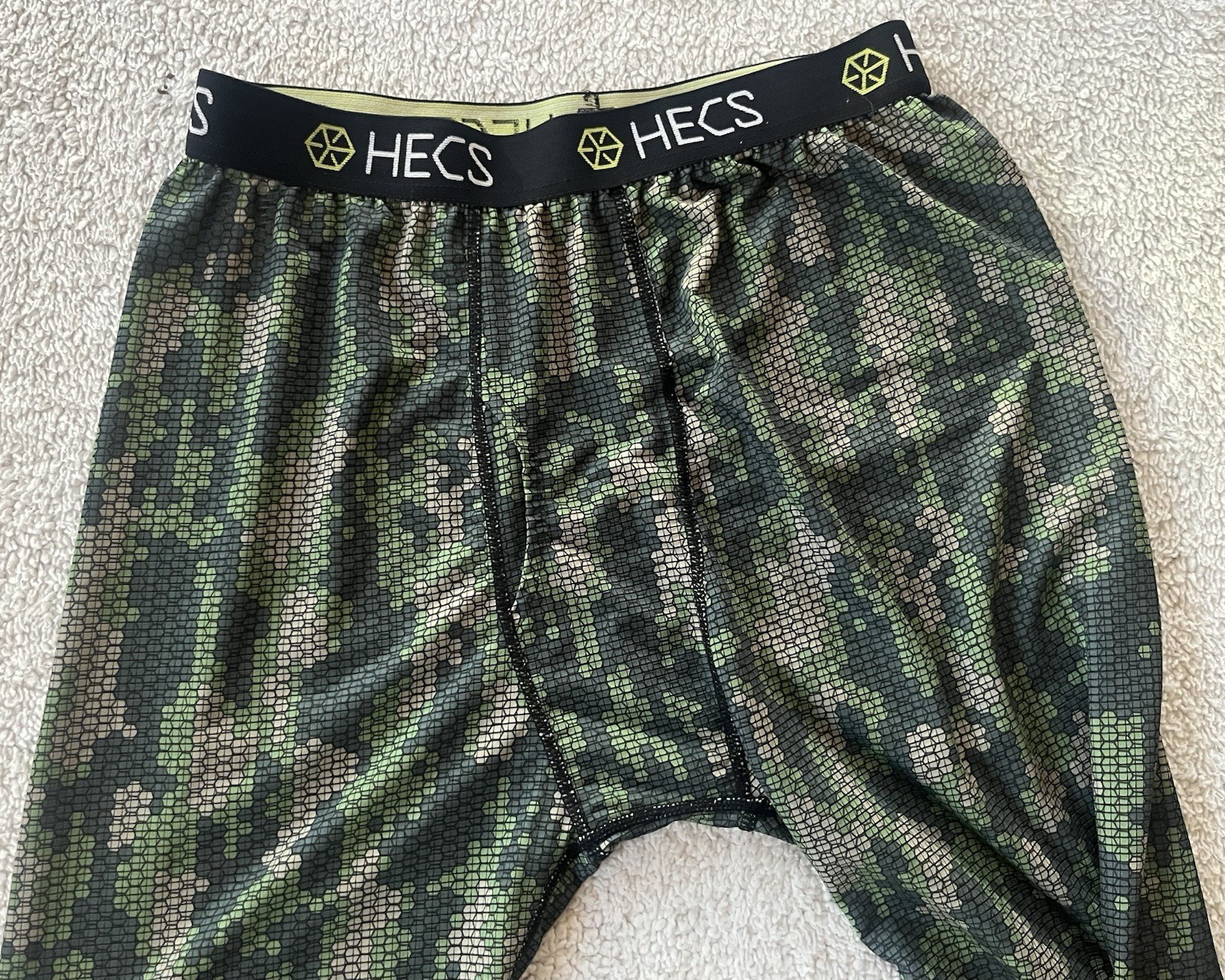 HECS Stealthscreen Base Layer Mens Large Camo Pants Thermal Hunting