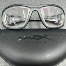 Wiley X BOSS Black Safety Glasses and Case Z8...