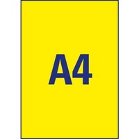2-20X Avery Zweckform Stick&Lift Etiketten, 210 X 297 Mm, Gelb Spare Bis Zu 18%