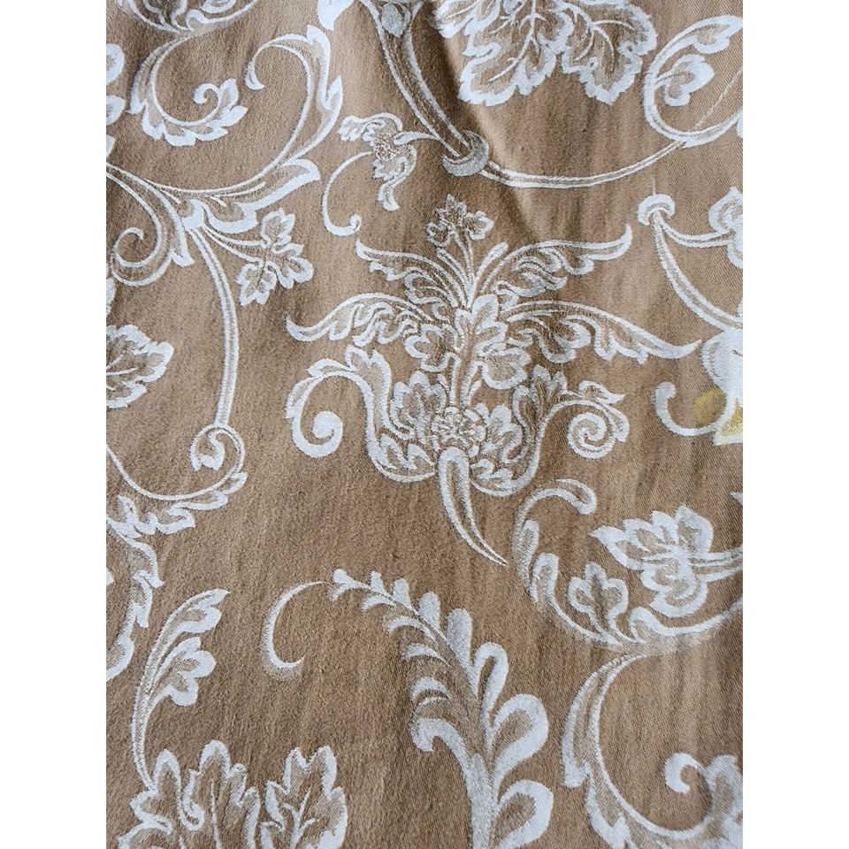 NOBLE EXCELLENCE Marrón Floral Borde ESTÁNDAR Almohada Falsa - Juego de 2 Foto 4 de 4