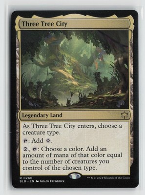 Three Tree City 0260 Bloomburrow BLB MTG Magic