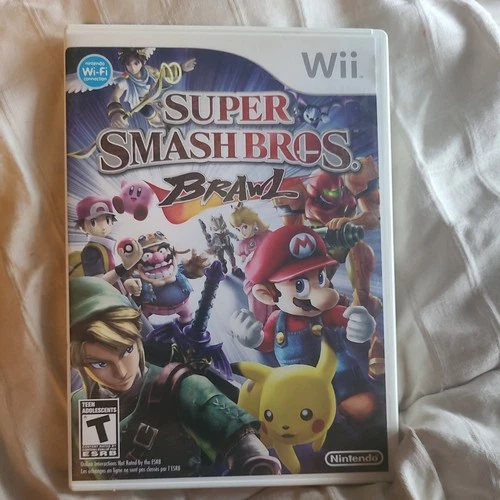 New ListingSuper Smash Bros. Brawl (Nintendo Wii, 2008) DISK + CASE