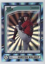 2024 Donruss Rated Prospects Carolina Blue Laser 5/249 Hurston Waldrep #125 19gz