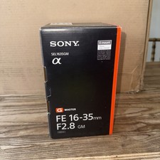 Sony FE 16-35mm f/2.8 f2.8 GM Camera Lens SEL...