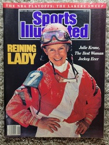 Julie Krone Sports Illustrated Magazine Full 5/22/89  NO Label