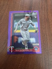2025 Topps Chrome Update Series - Ryan Fitzgerald #USC8 Purple Refractor /250...