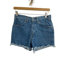 Vintage Levi  s Orange Tab Shorts Raw Edge Women  s 31 Inch Waist