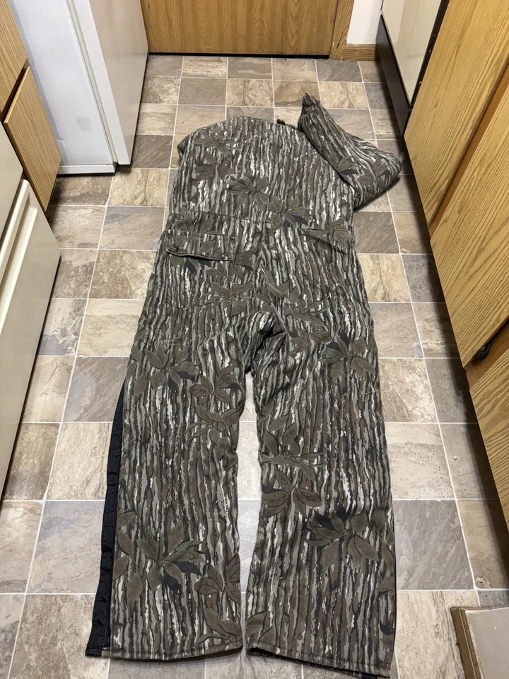 Vintage 10x Coveralls Hunting Men XL Tall Realtree Camouflage Jumpsuit - Image 3 of 4