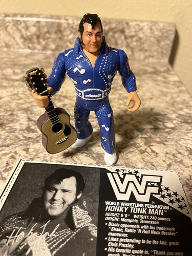 WWF Hasbro Honky Tonk Man Figure Complete with Ori...