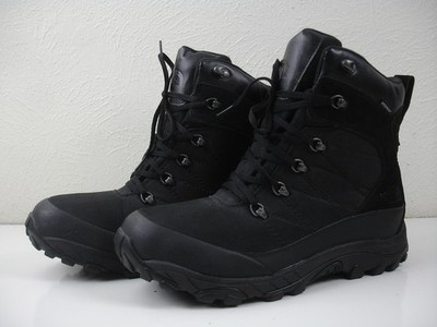 Men's 12 M The North Face Black Chilkat II Nylon Boots Waterproof Snow Lace-Up