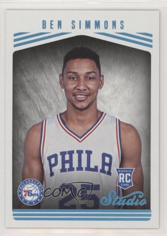 2016-17 Panini Studio Studio Edition Glossy Ben Simmons #184 00em
