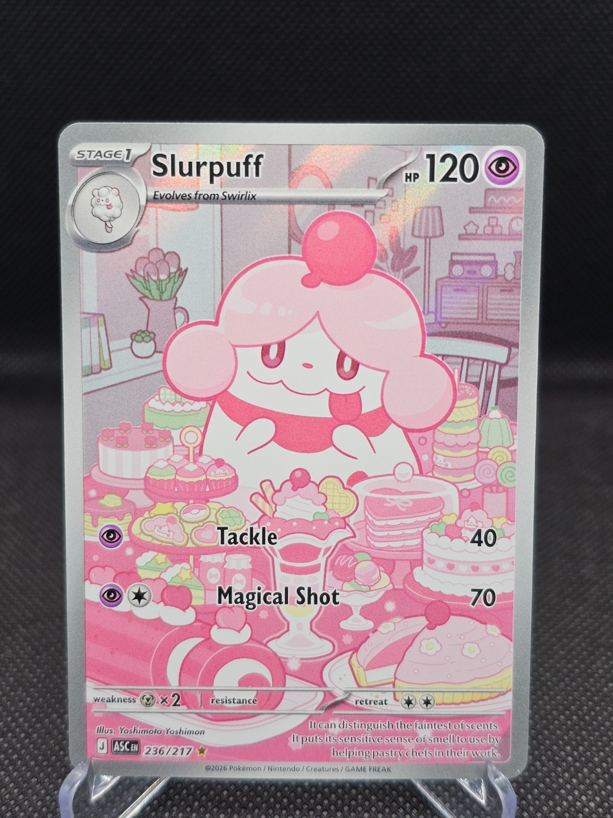 Slurpuff- Holo 236/217 -Ascended Heros - LP - RareForge TCG