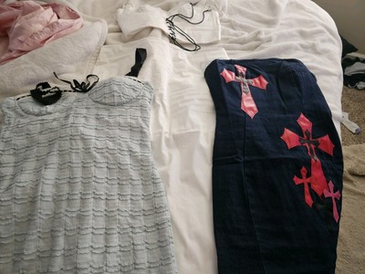3 fashion nova dresses size large NWT