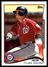 Tyler Moore 2014 Topps Update #US-296 Nationals MLB READ FREE SHIP AutographDen