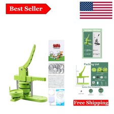 DIY Pin Button Maker Machine 3 Inch with Magic Book 100 Button Parts