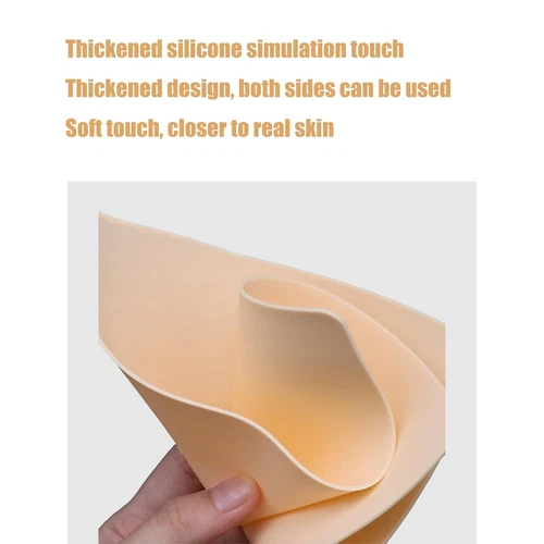 Tattoo Practice Skin Silicone Double Sides 12 Pack 5.7x7.6 Inches for Beginners image 4