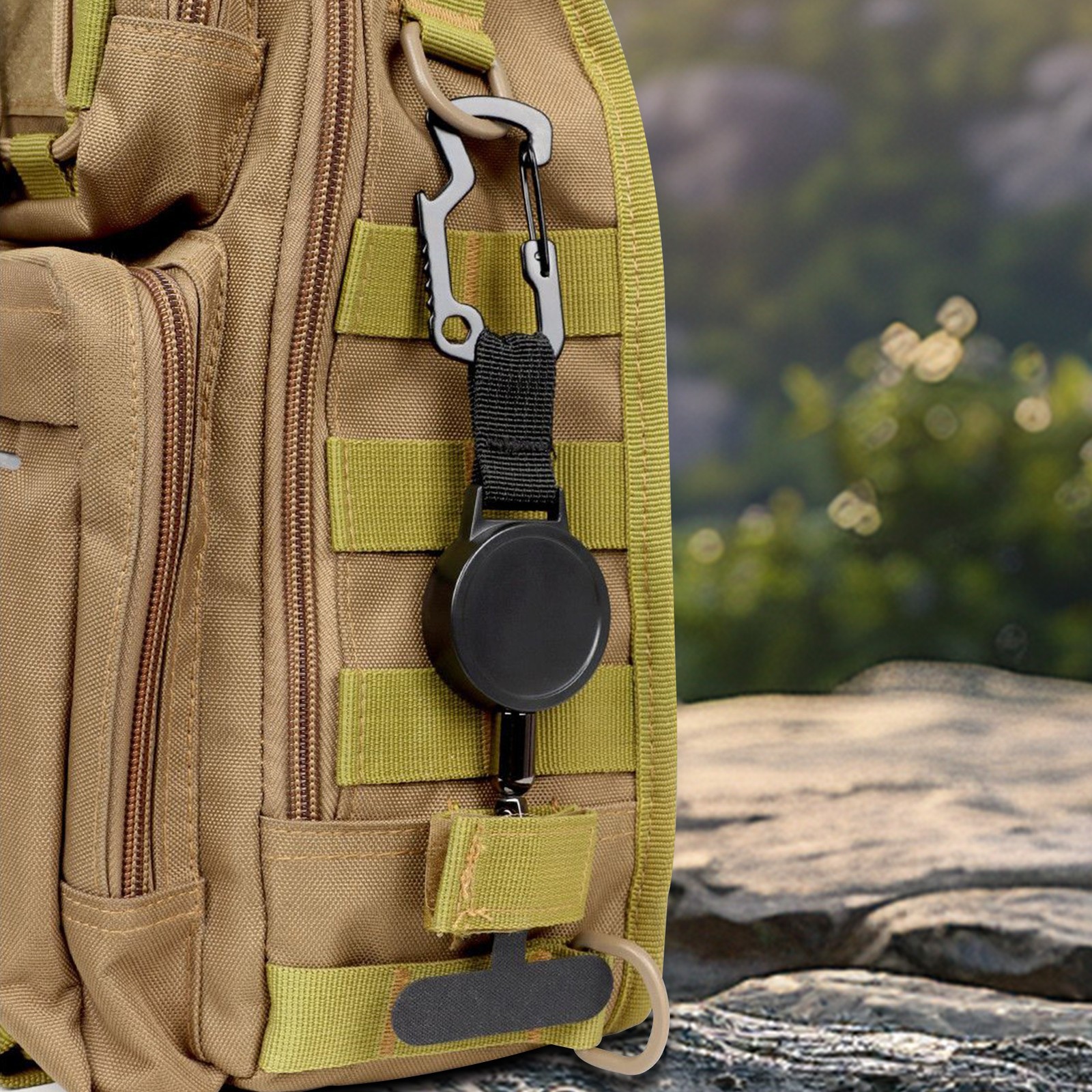 Retractable Phone Strap 2 Pieces Anti Theft Protection With Belt Clip 