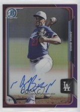 2015 Bowman Chrome Prospects Purple Refractor /250 Zach Bird #BCAP-ZB Auto 0i21