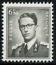 Belgium 1960 6.50 Fr King Baudouin Sc# 461 NH