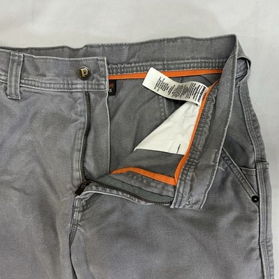 Patagonia Pants Mens 34 32 Gray Double Knee Hemp Canvas Work Iron