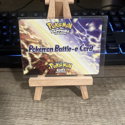Pokemon Ruby & Sapphire E-Reader Battle Cards