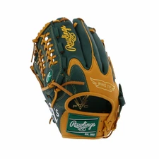 Rawlings Lefty Glove HYPER TECH MLB TEAM GR5HTMN55W All Fielders 11.75 Athletics