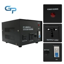 Step Up/Down 3000 Watt 110V To 220V/220V To 110V Voltage Converter Transformer
