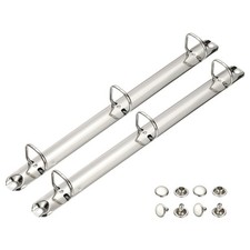 A4 3 Hole Ring Binder Mechanisms, 2 Set 0.98" D Ring Binder Planner, 20mm Silver