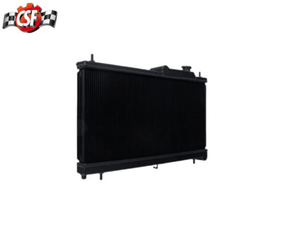 CSF Performance Aluminum 1-Row Radiator Black For 08-16 Subaru Impreza/WRX/STI